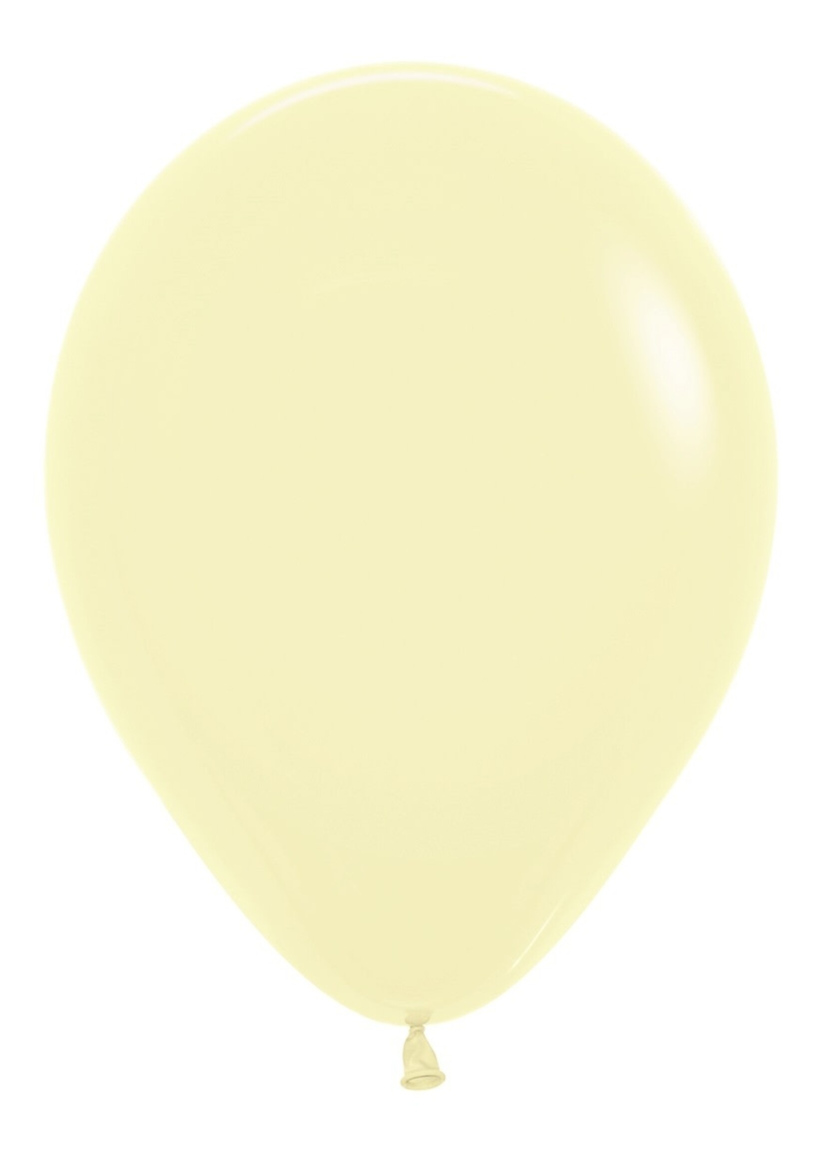 Sempertex Ballonnen Pastel Matte Yellow 620 - 50 stuks