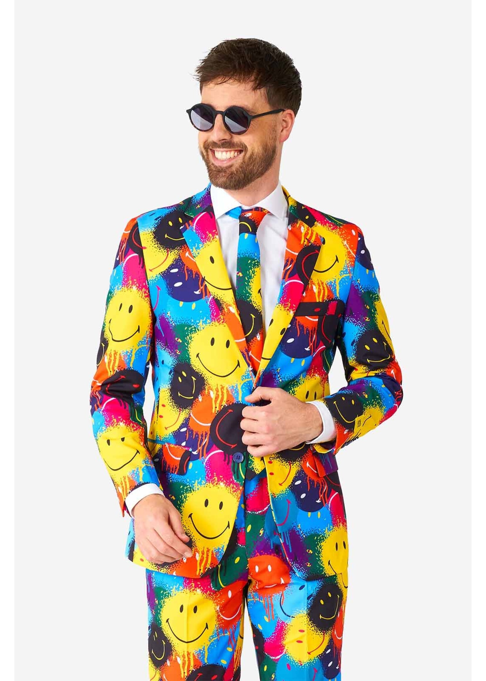 OppoSuits OppoSuits Smiley Drip Heren