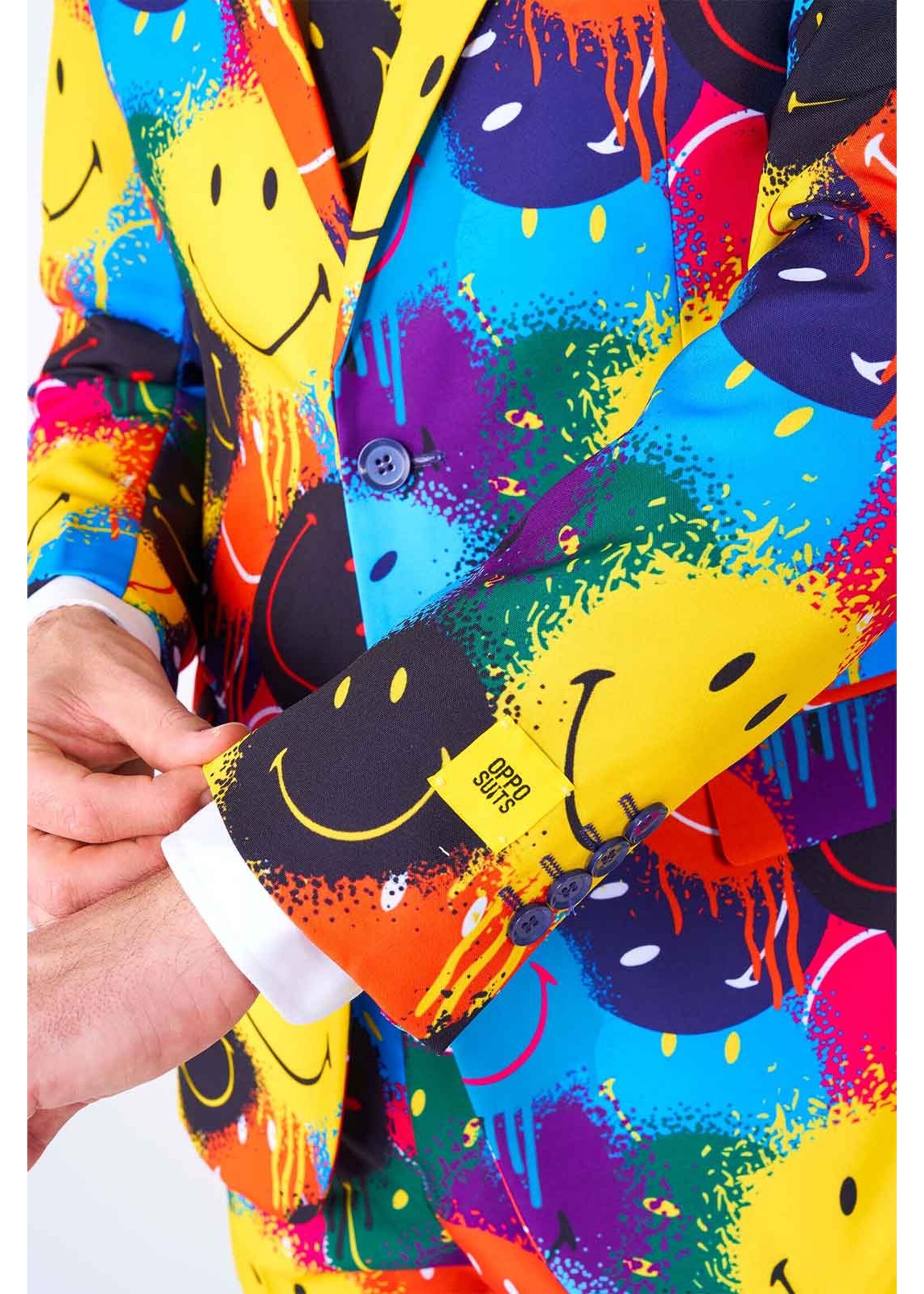 OppoSuits OppoSuits Smiley Drip Heren