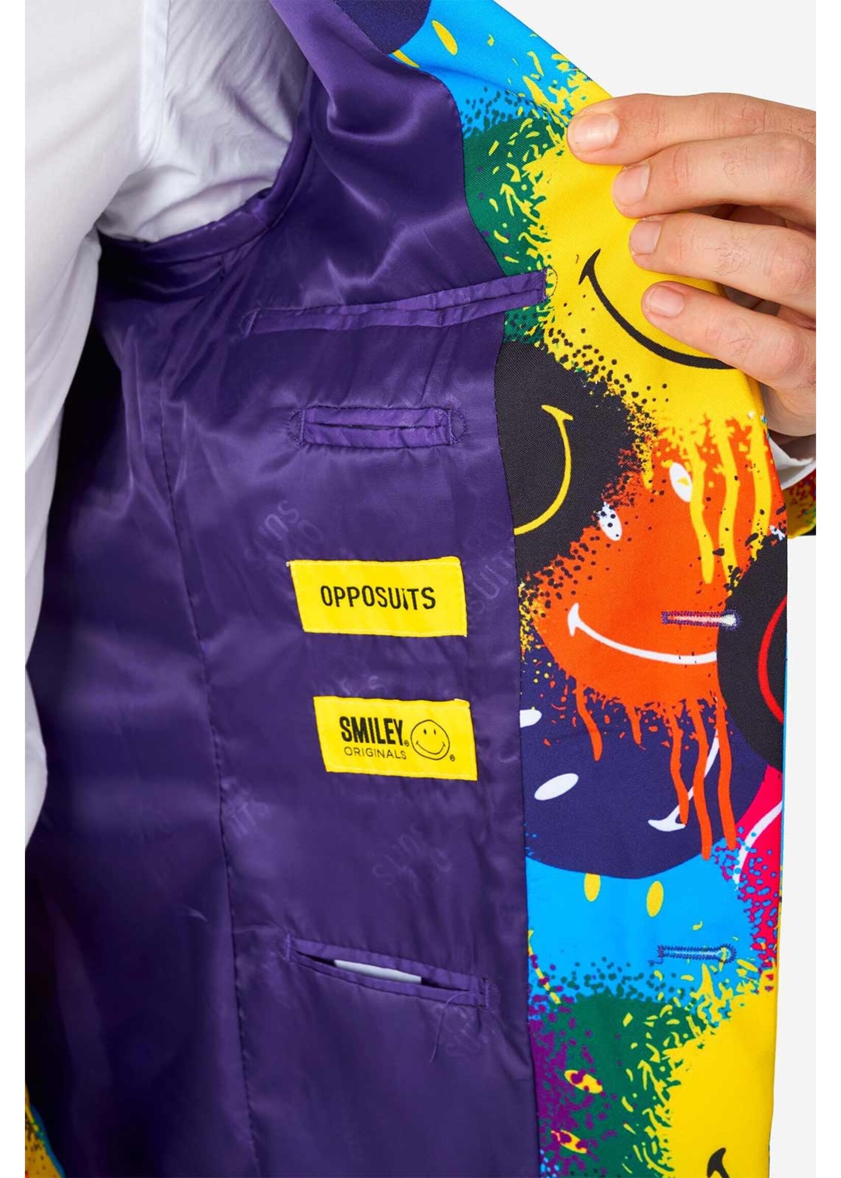 OppoSuits OppoSuits Smiley Drip Heren