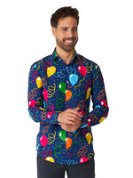 Feestkleding Breda Suitmeister Confetti Balloons heren overhemd