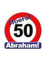 Feestkleding Breda Huldeschild verkeersbord Abraham