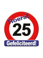 Feestkleding Breda Huldeschild verkeersbord  25