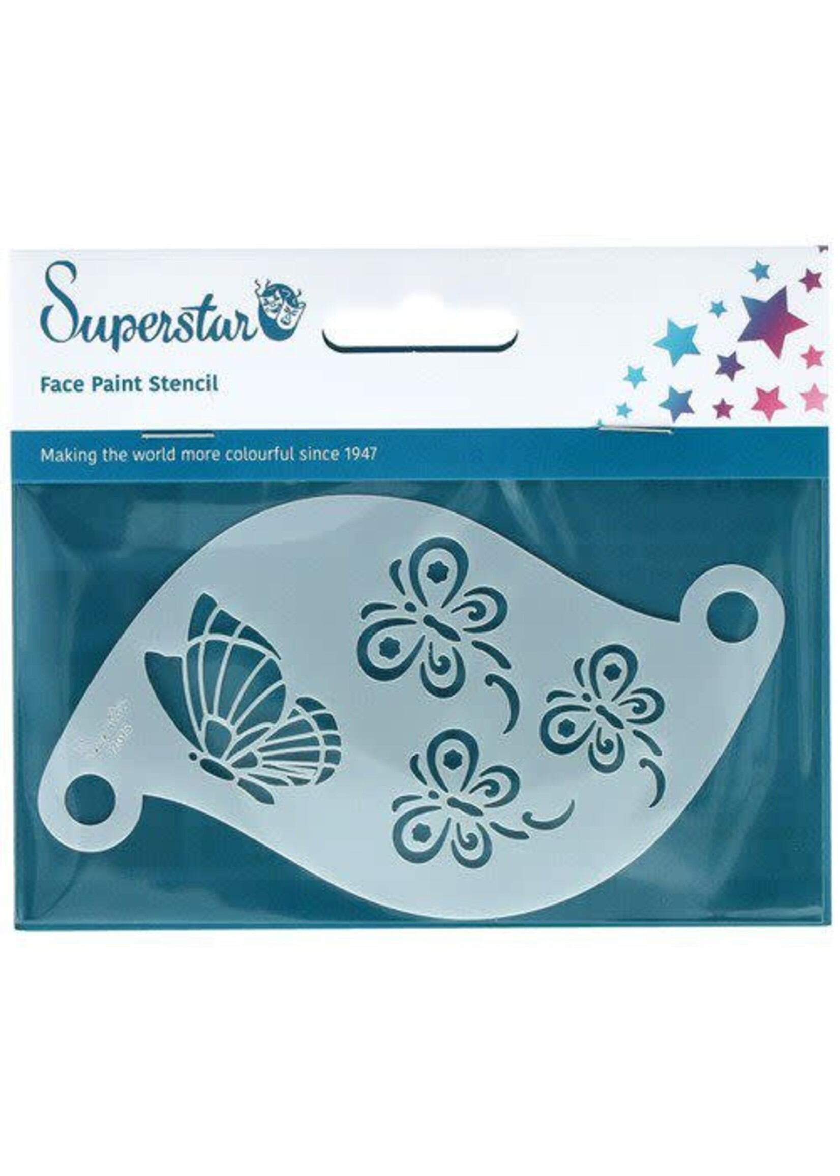 Superstar Face paint stencil Butterflies