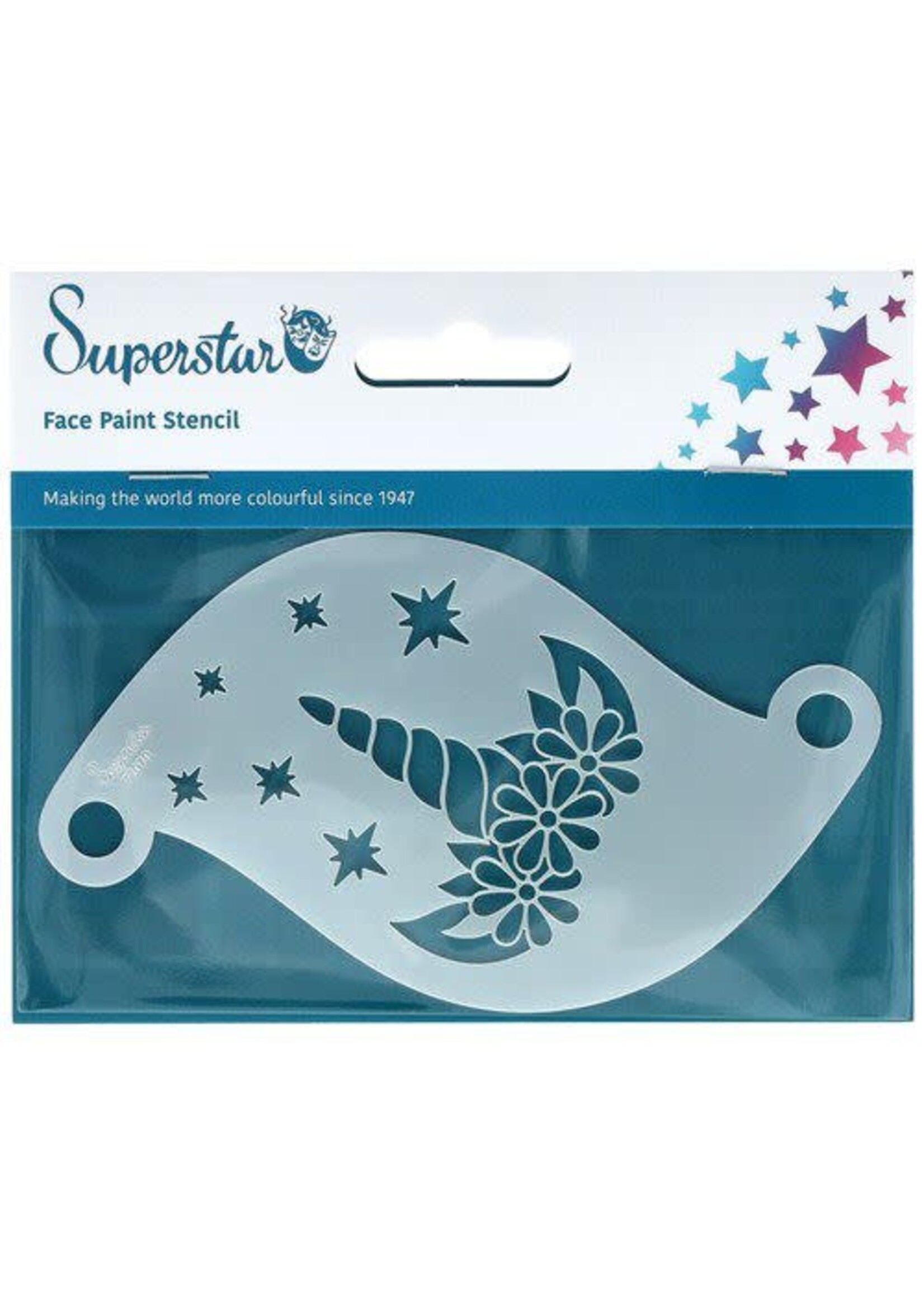 Superstar Face paint stencil Blossom (Unicorn)