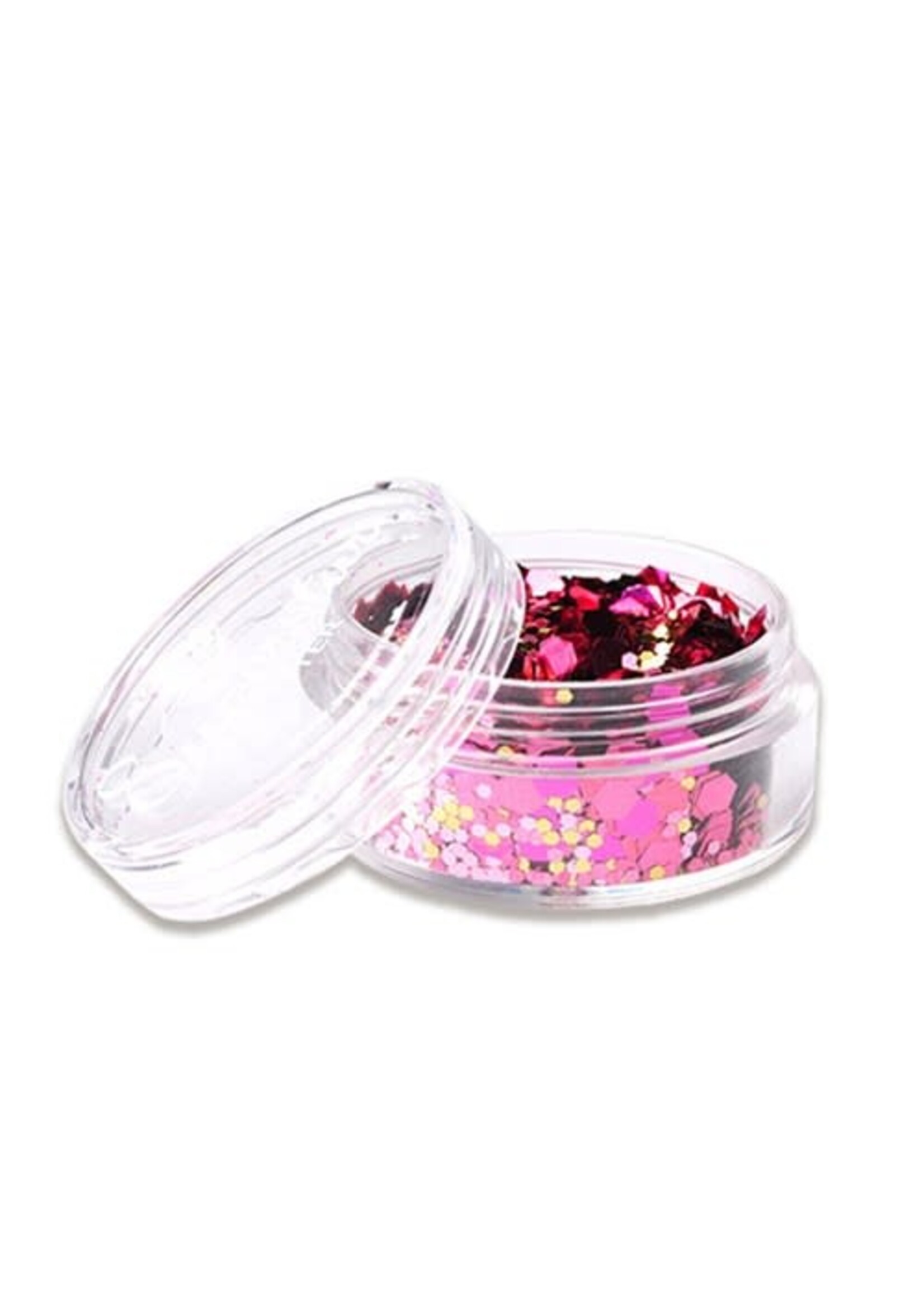 Feestkleding Breda Chunky glitter 8ml Superstar Pink lady