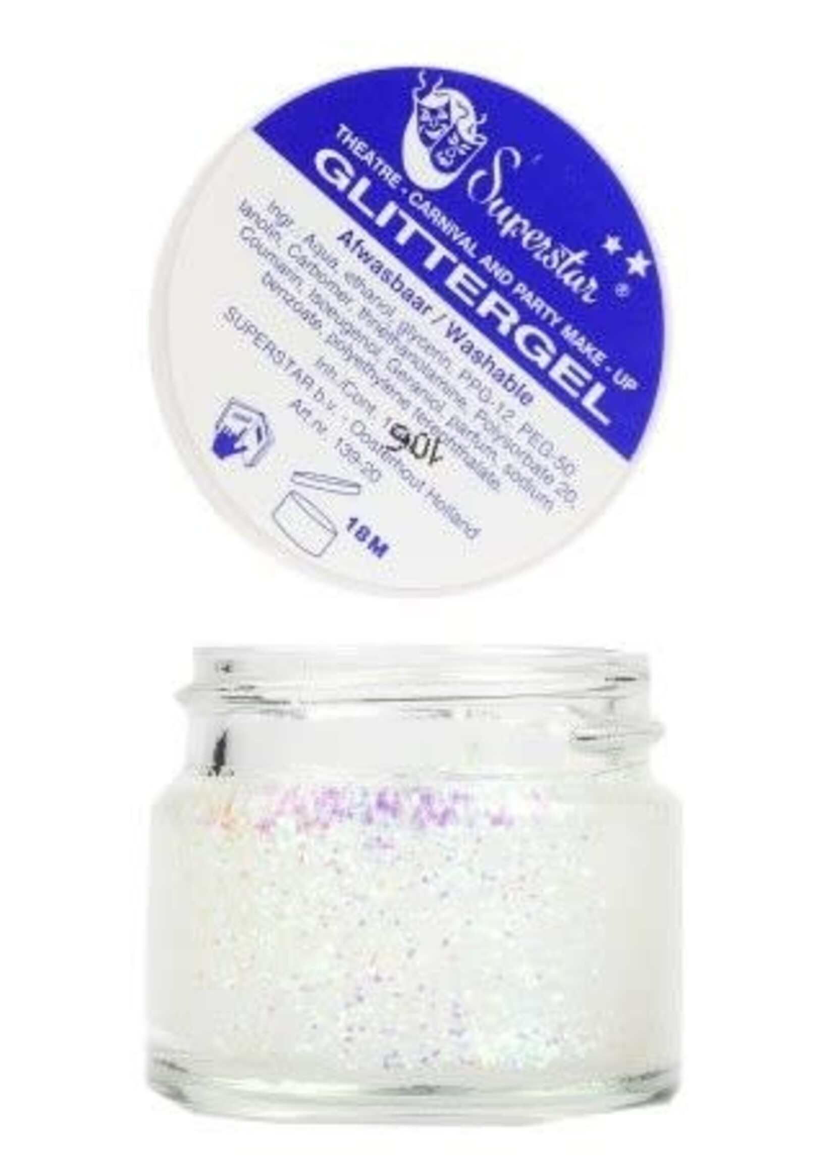 Superstar Glittergel (huid&haar) 15 ml