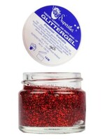 Superstar Glittergel rood (huid&haar) 15 ml