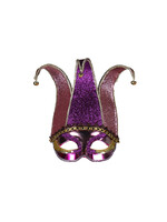 Thetru Oogmasker "Jolly Joker" Roze