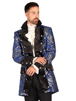 Thetru Jas heer '"Royale'' Blauw zilver