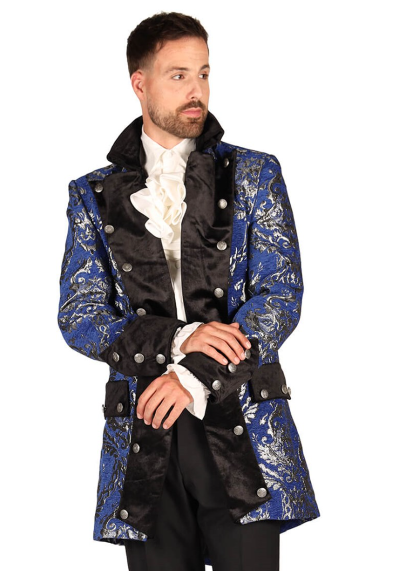 Thetru Jas heer '"Royale'' Blauw zilver