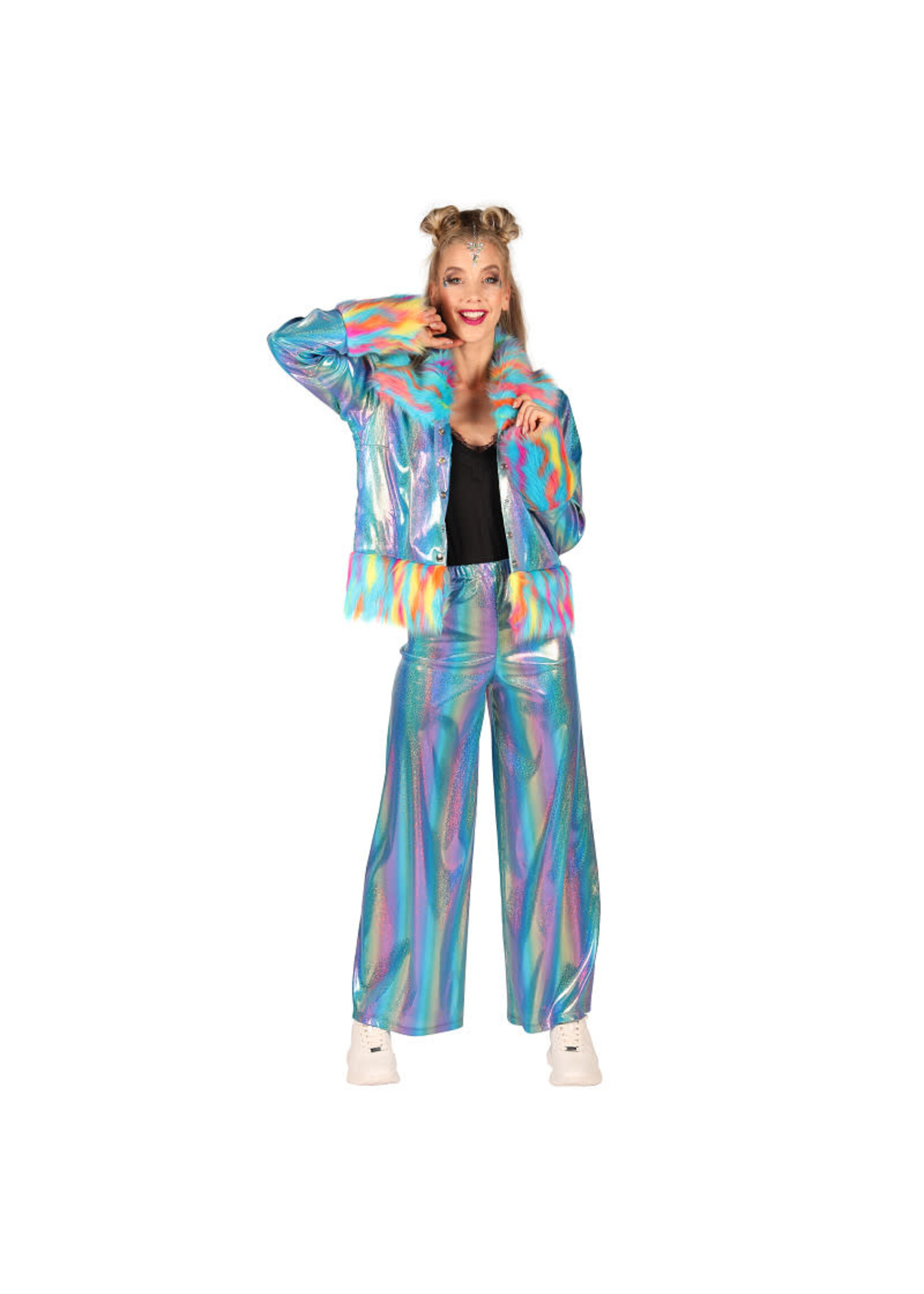 Feestkleding Breda Dameskostuum "Sweet Sugar" Turquoise