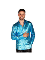 Thetru Blouse heer "Shining Star" Turquoise