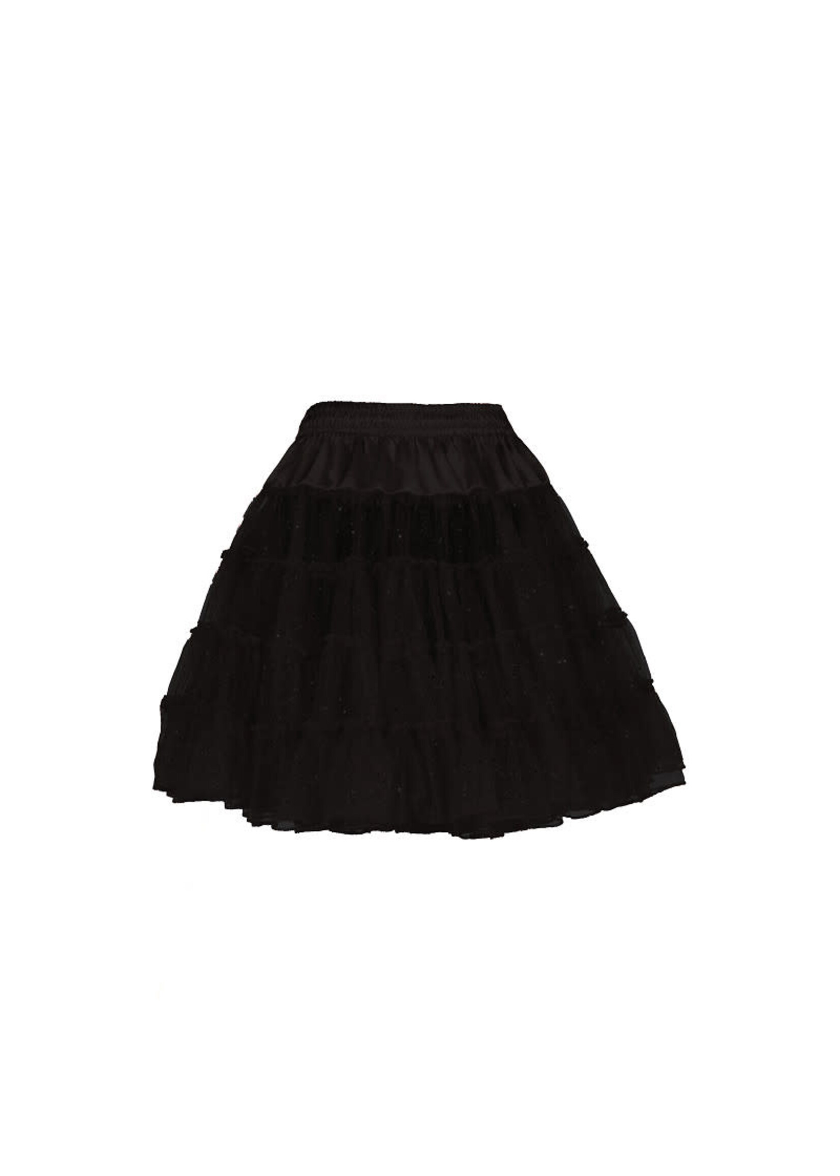 Feestkleding Breda Petticoat "Glitter" Zwart