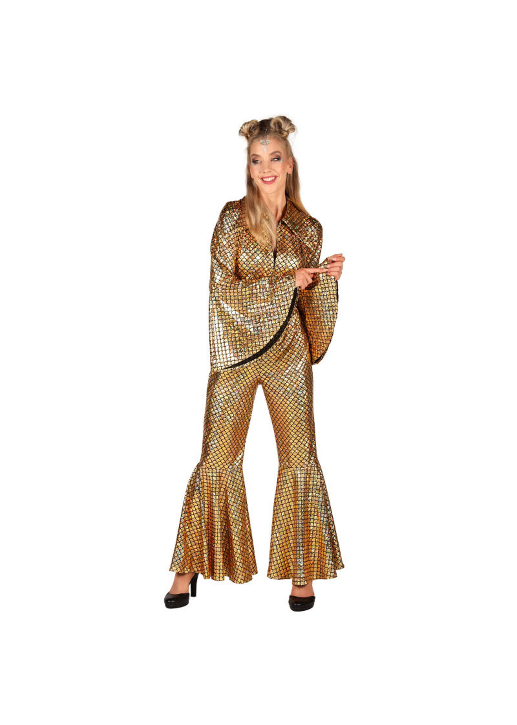 Feestkleding Breda Catsuit "Dazzling Star" Goud