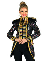 Thetru Damesjas "Metalic Fiesta" zwart / multi