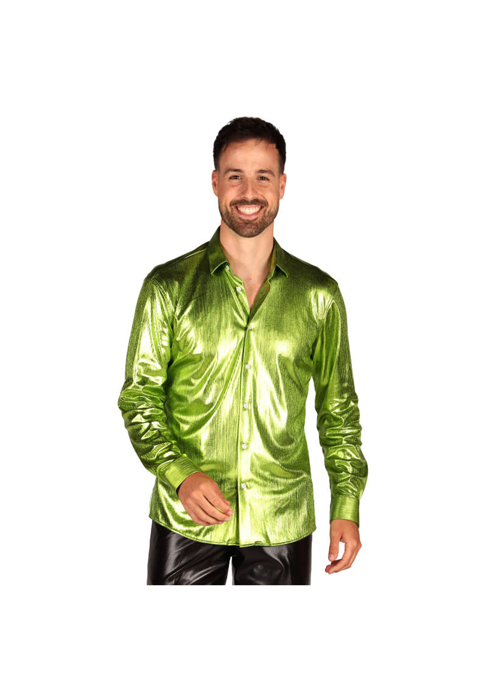 Thetru Blouse heer "Shining Star" Groen