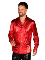 Thetru Blouse heer "Shining Star" Rood