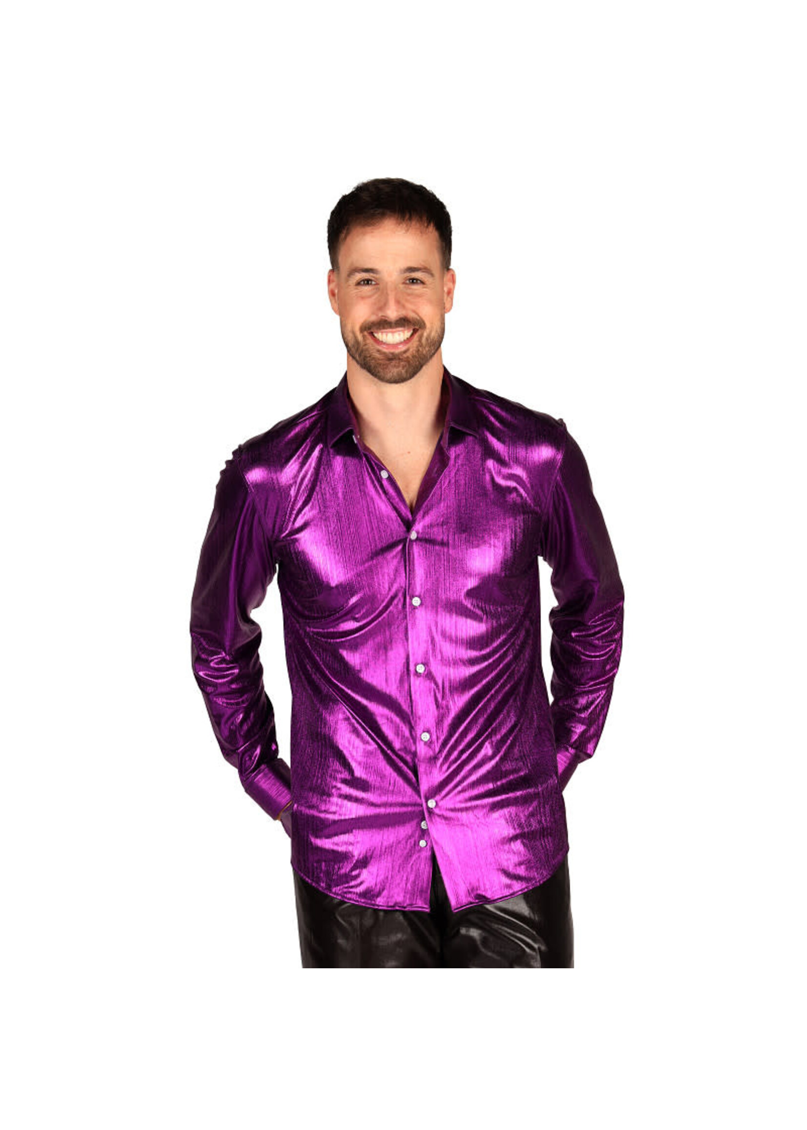 Thetru Blouse heer "Shining Star" Paars