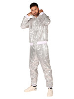 Thetru Rapperkostuum "2Jac" Zilver