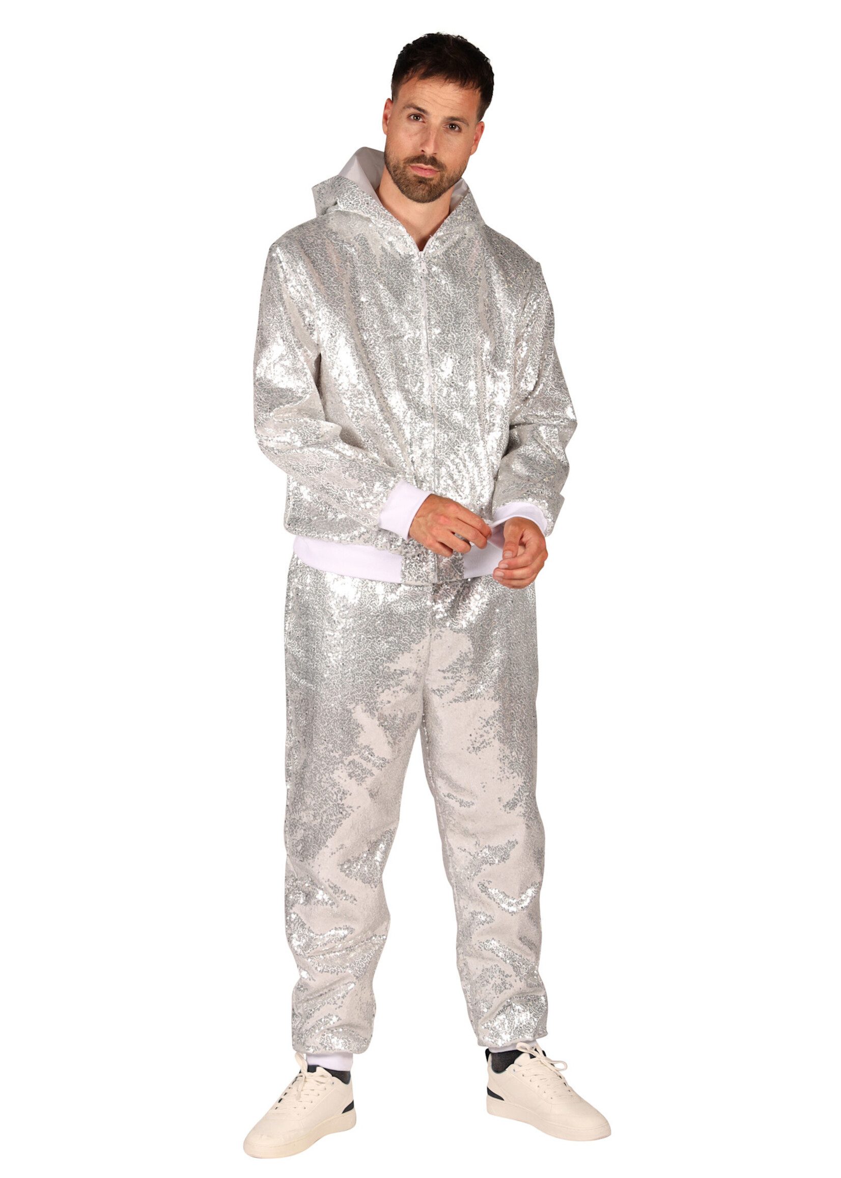 Thetru Rapperkostuum "2Jac" Zilver