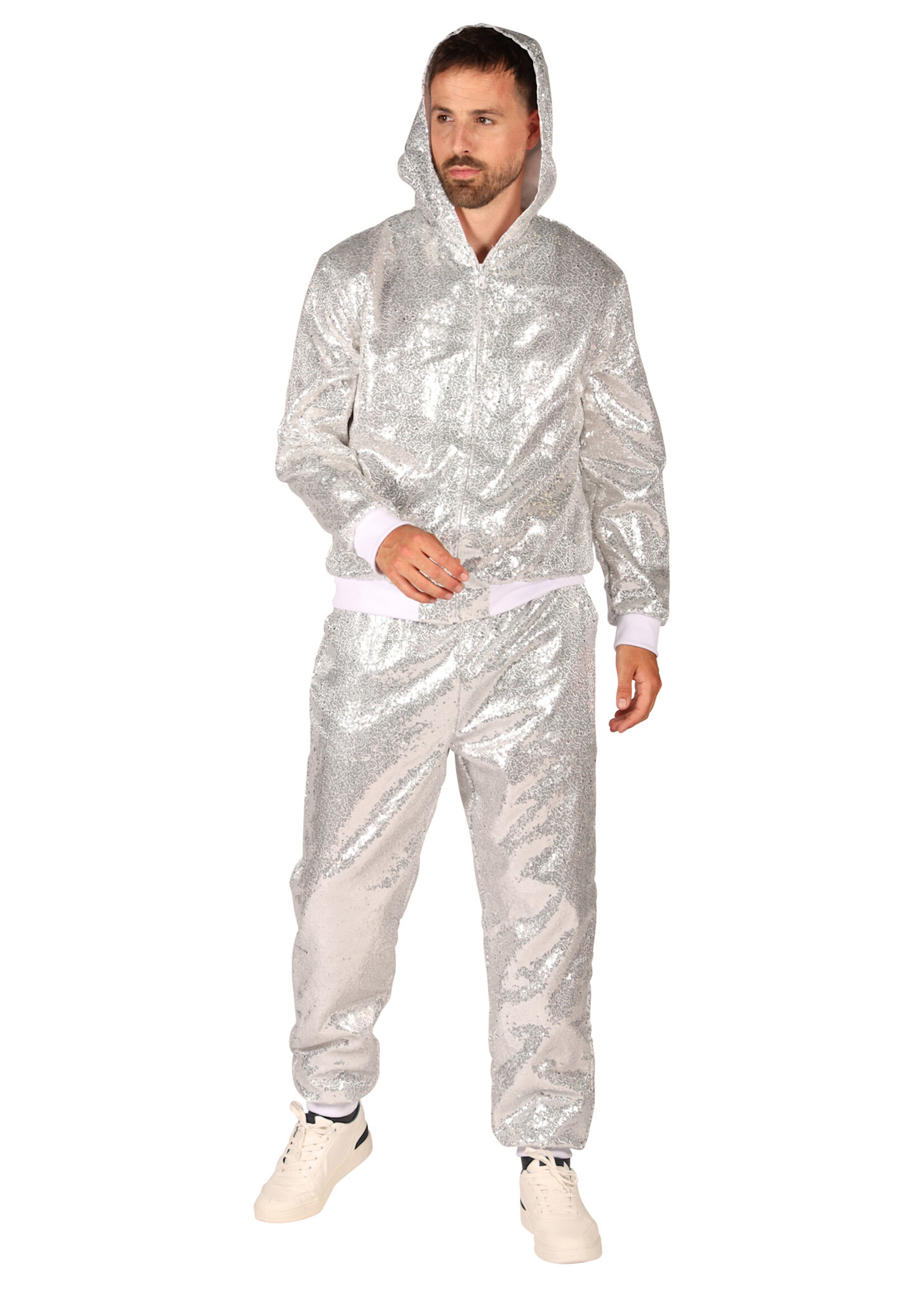 Thetru Rapperkostuum "2Jac" Zilver