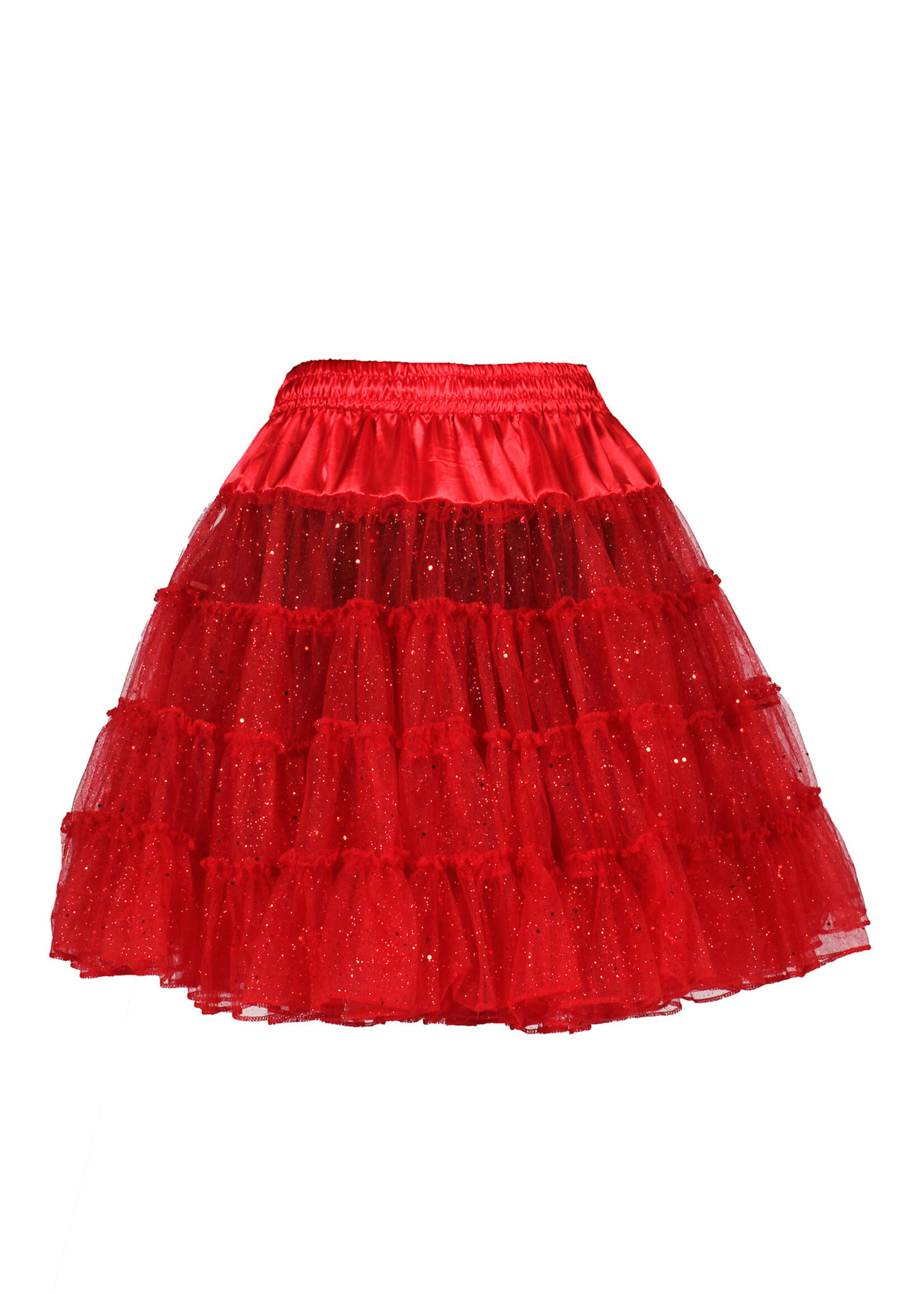 Thetru Petticoat "Glitter" Rood