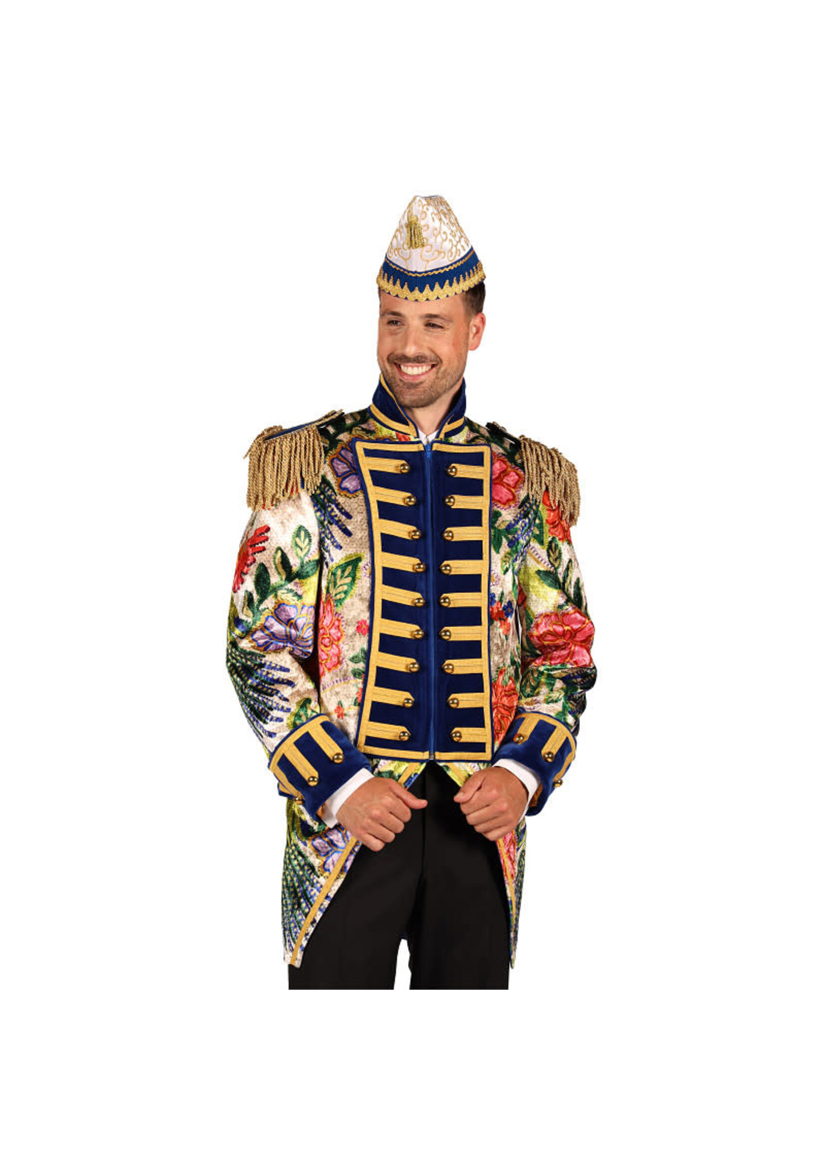 Feestkleding Breda Herenjas "Parrot Park" Blauw