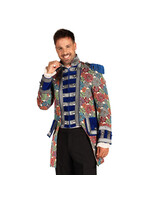 Thetru Jas heer "Rustic Flower" Blauw