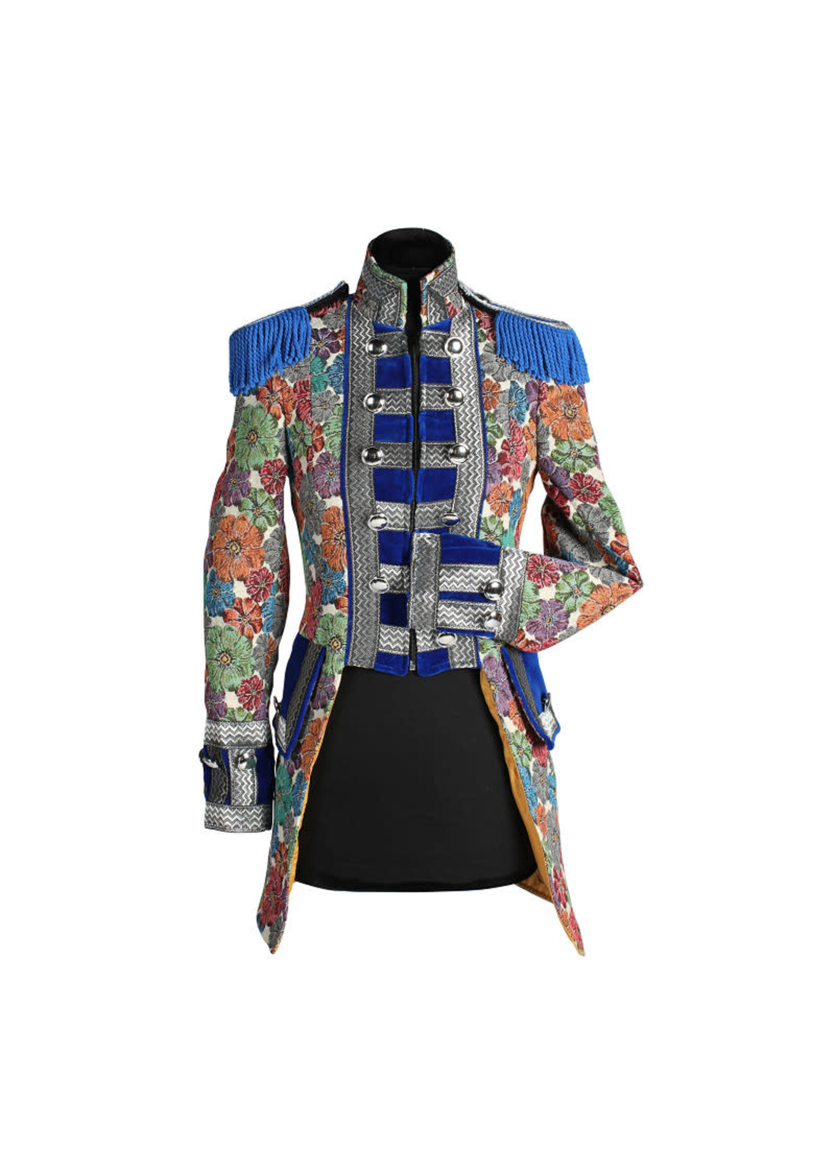 Thetru Jas dame "Rustic Flower" Blauw