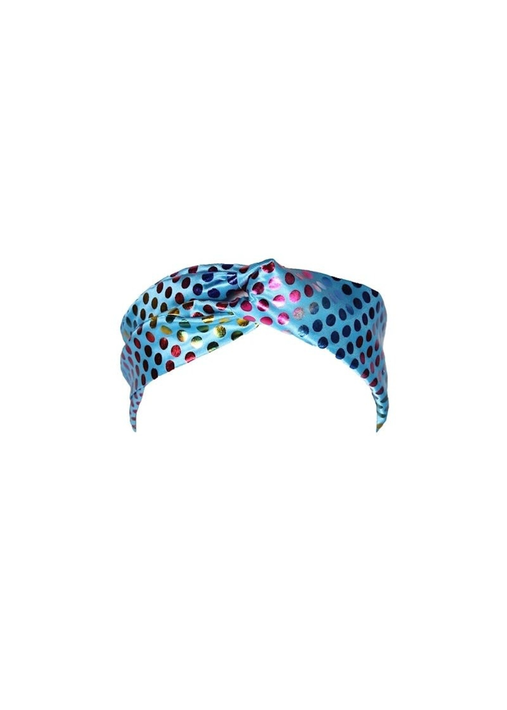 Feestkleding Breda Haarband ''Disco'' Turquoise