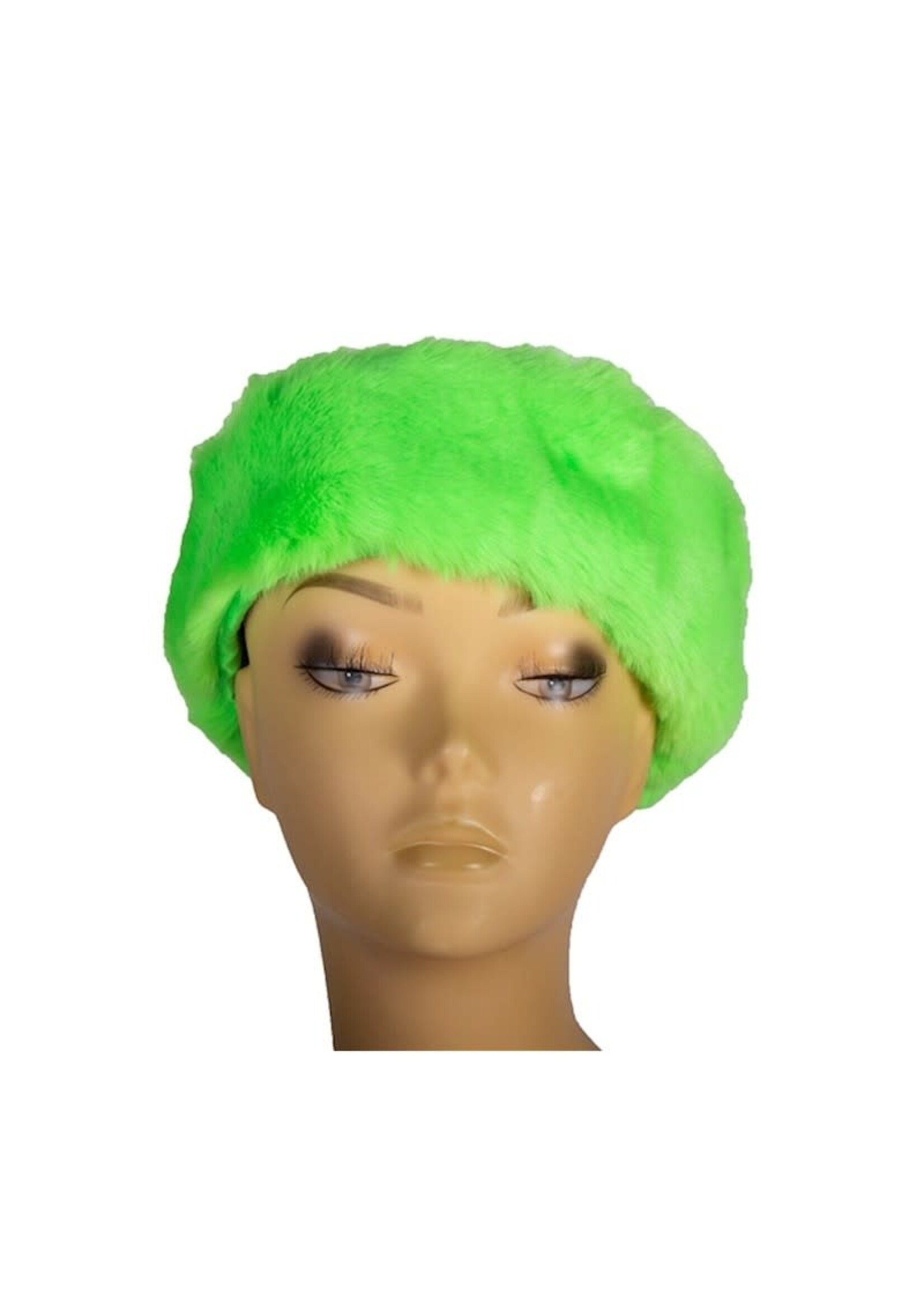 Feestkleding Breda Bontmuts Neongroen
