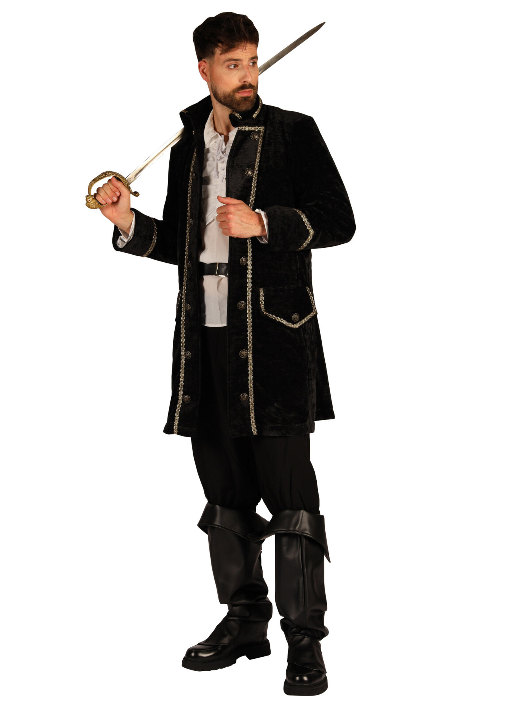 Thetru Jas Heren Buccaneer zwart