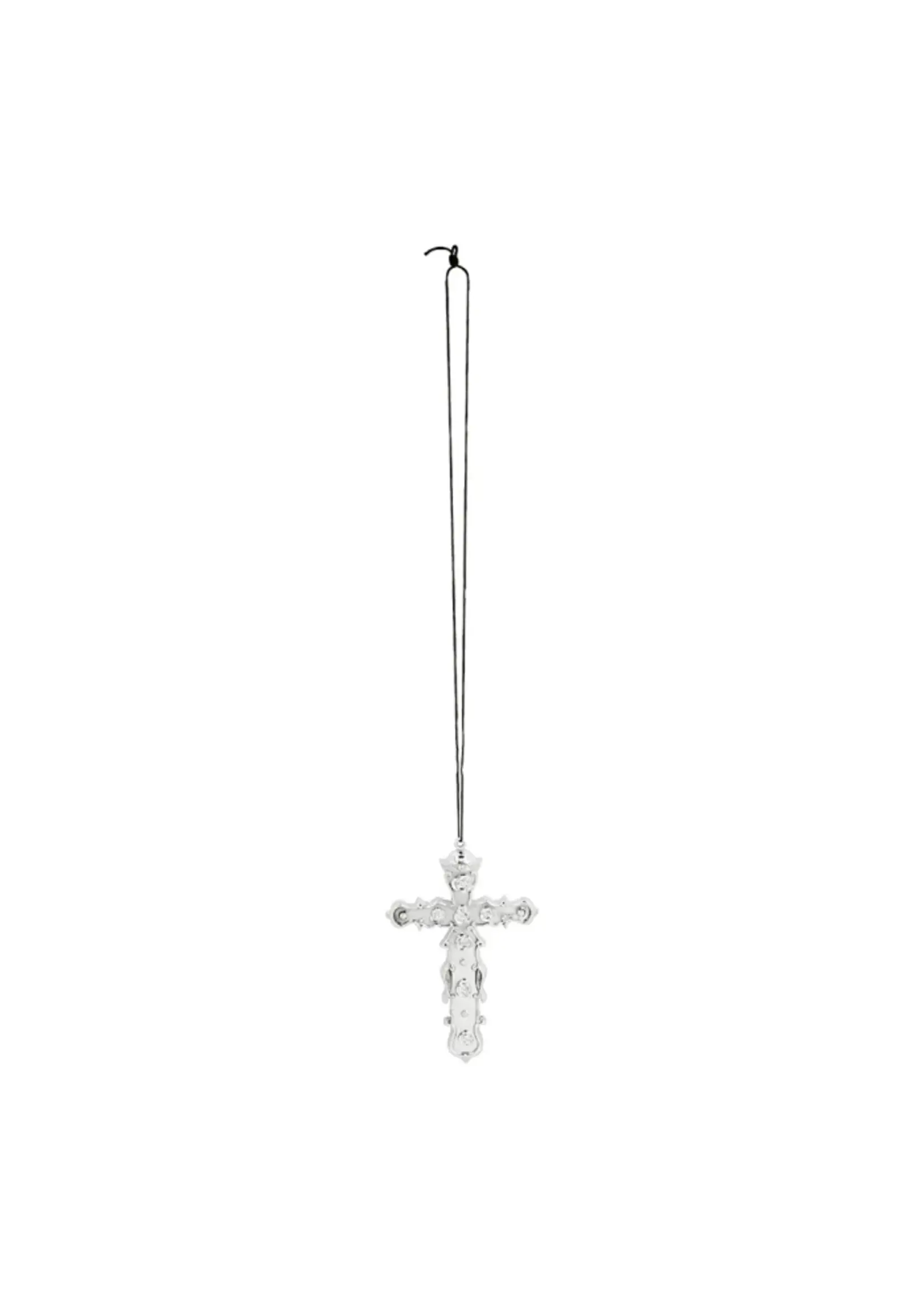 Feestkleding Breda Ketting Priester kruis zilver