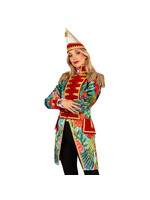 Feestkleding Breda Damesjas "Parrot Park" Rood
