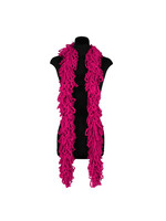 Feestkleding Breda Boa "Frilling Star" Neonpink