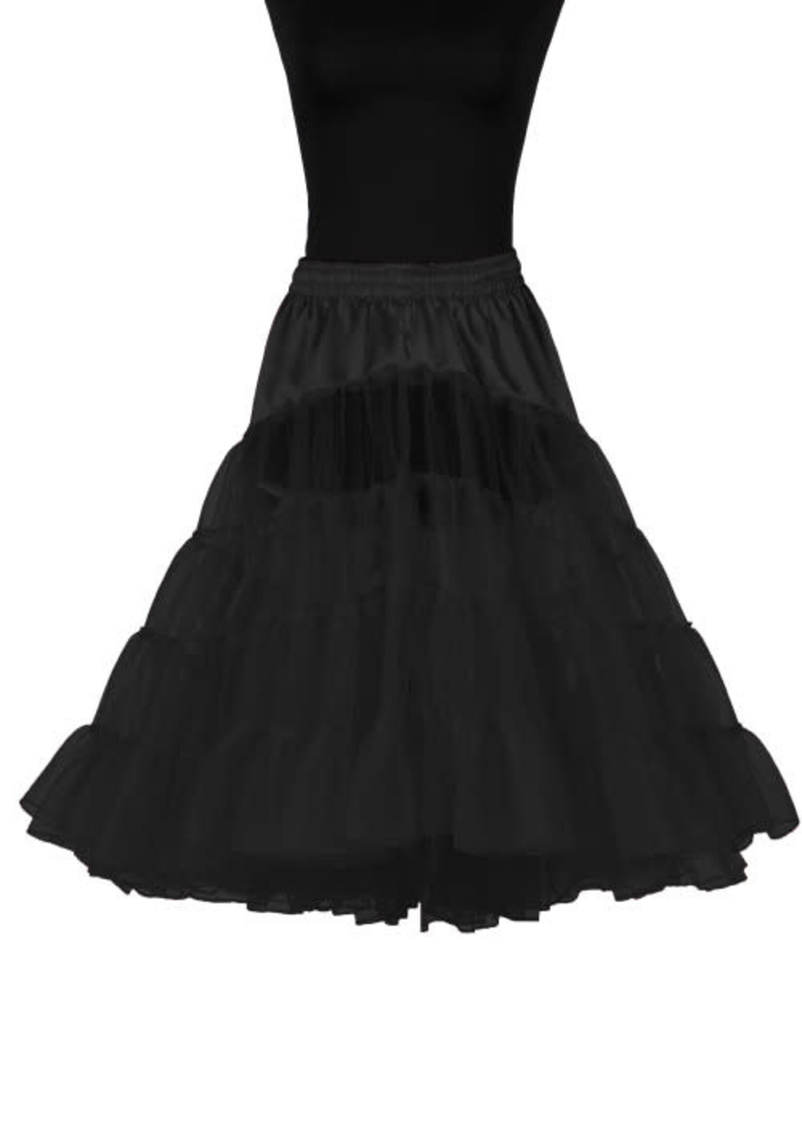 Thetru Petticoat "Long tail" Zwart
