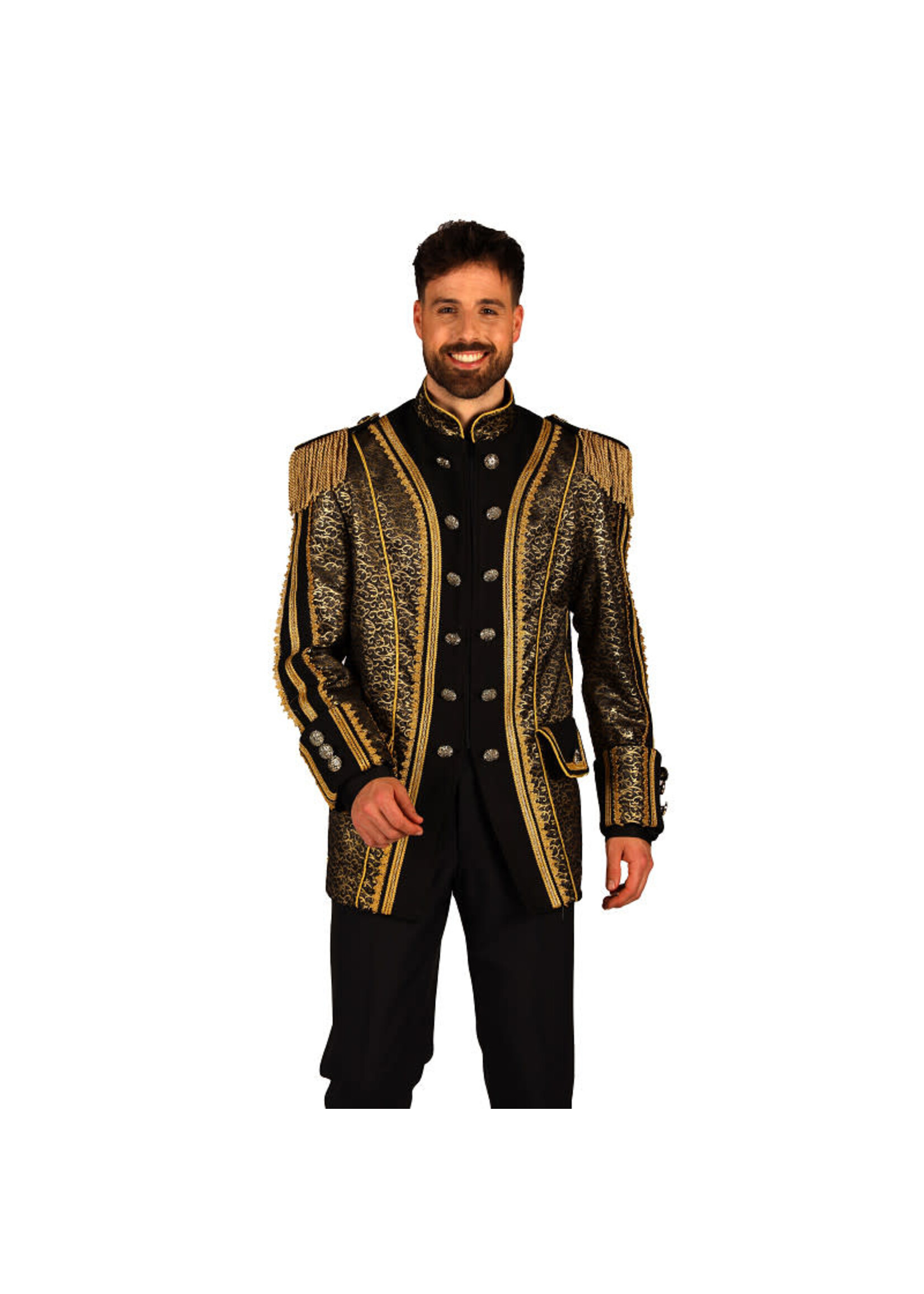 Feestkleding Breda Herenjas "Retro Classic" Zwart