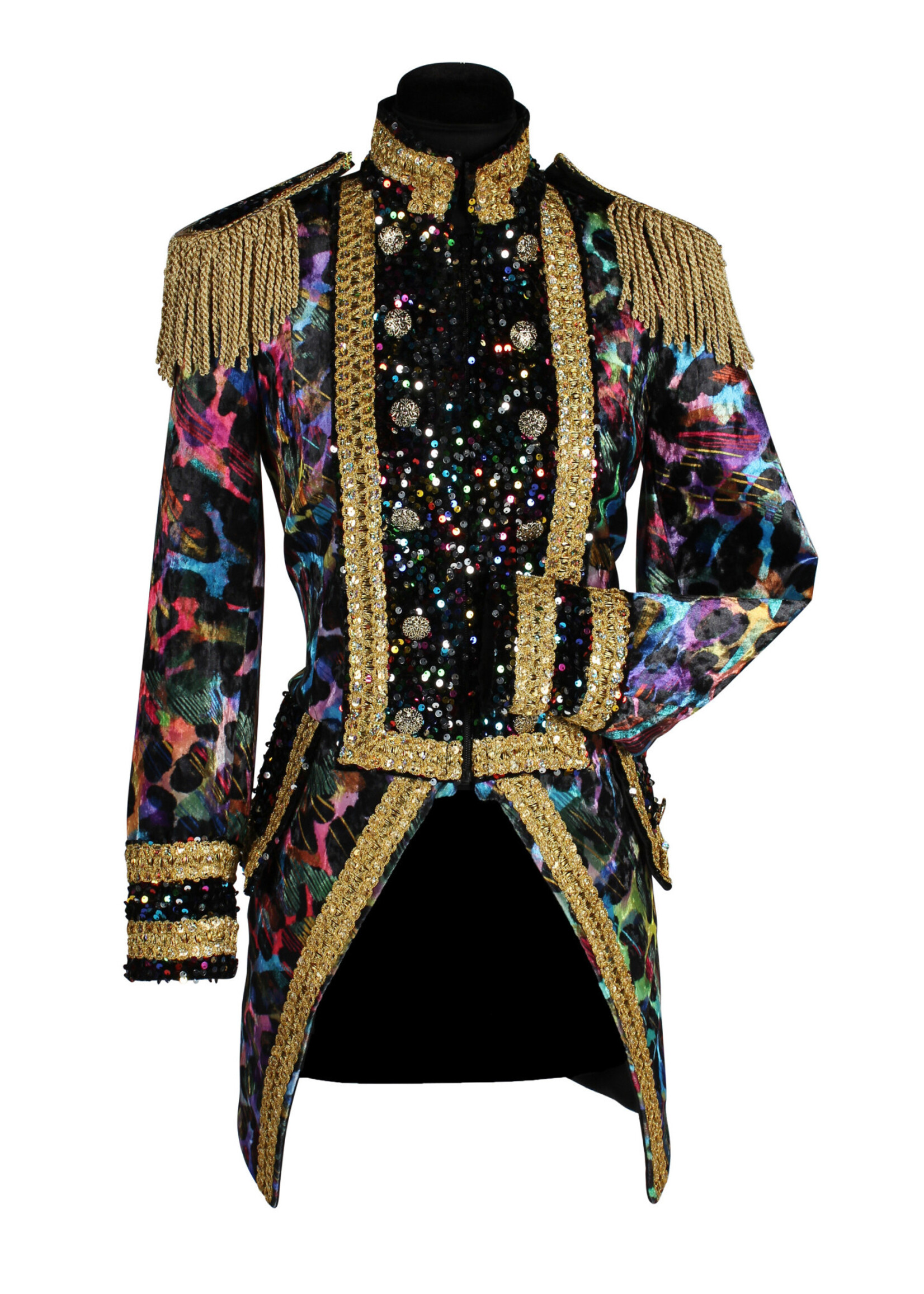 Feestkleding Breda Jas dame "Painted Black"