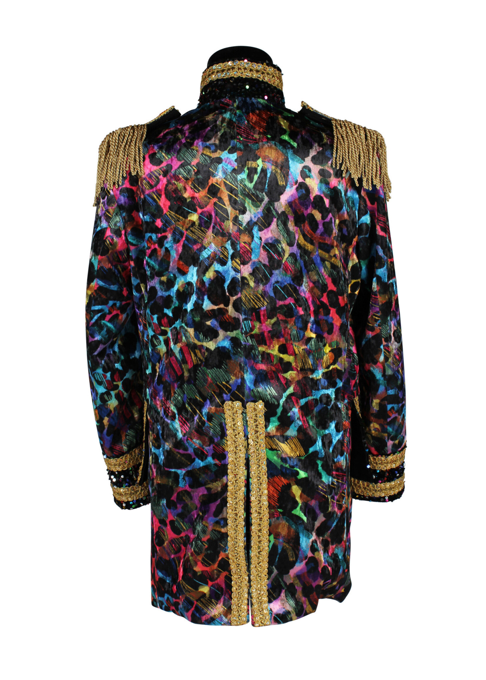 Feestkleding Breda Jas dame "Painted Black"