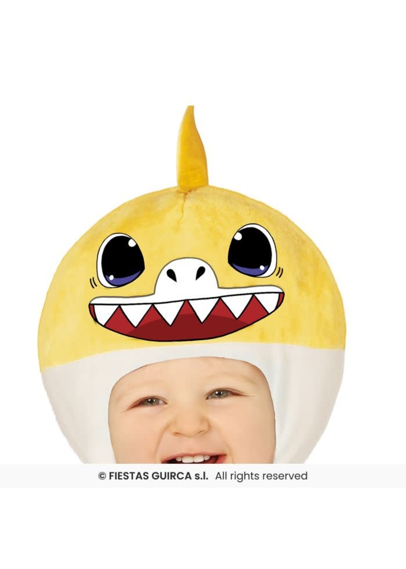 Feestkleding Breda Baby kostuum gele haai