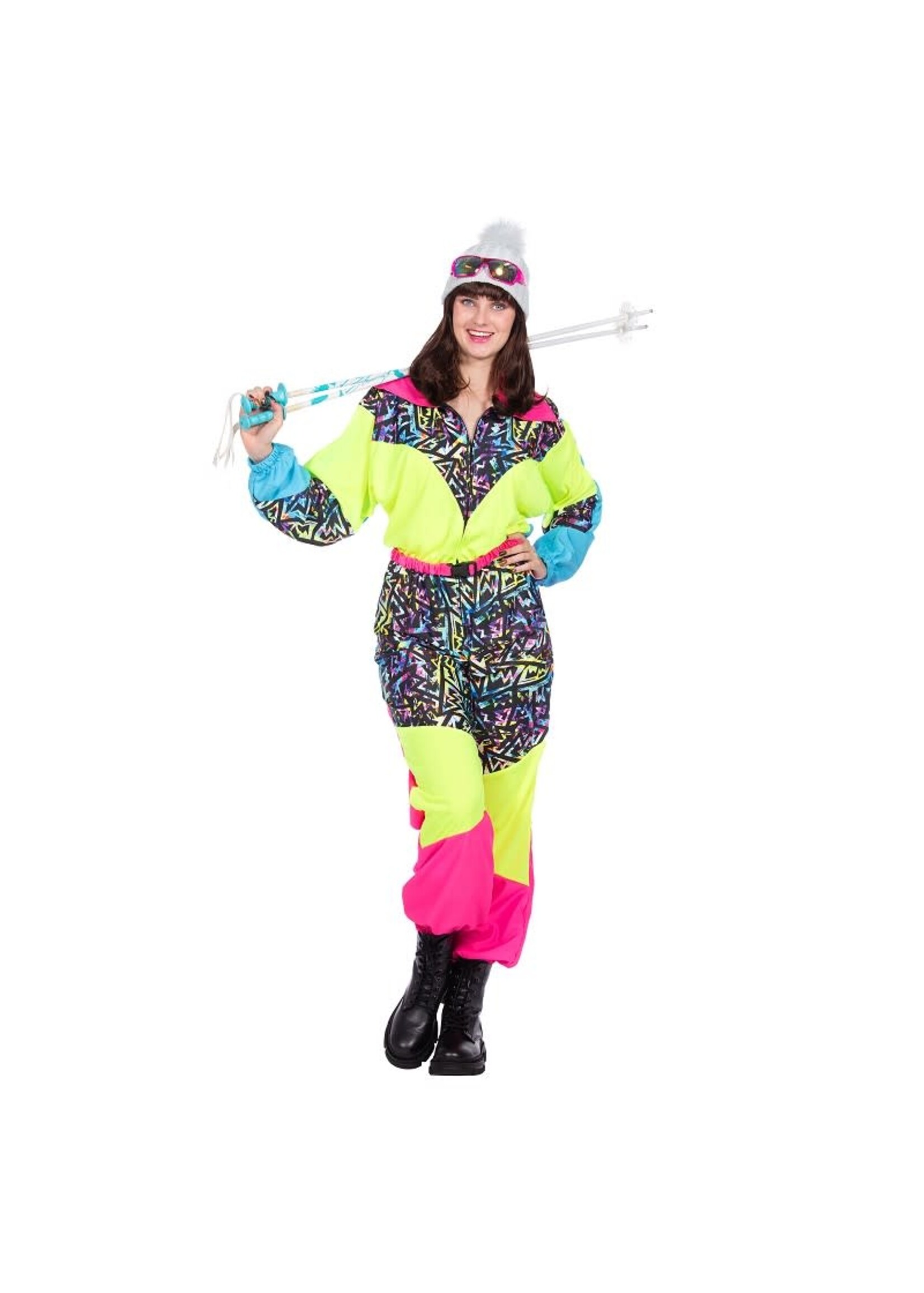 Feestkleding Breda 80's skipak neon dames