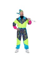 Feestkleding Breda 80's skipak neon heren