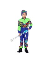 Feestkleding Breda Retro skipak 80's print kind