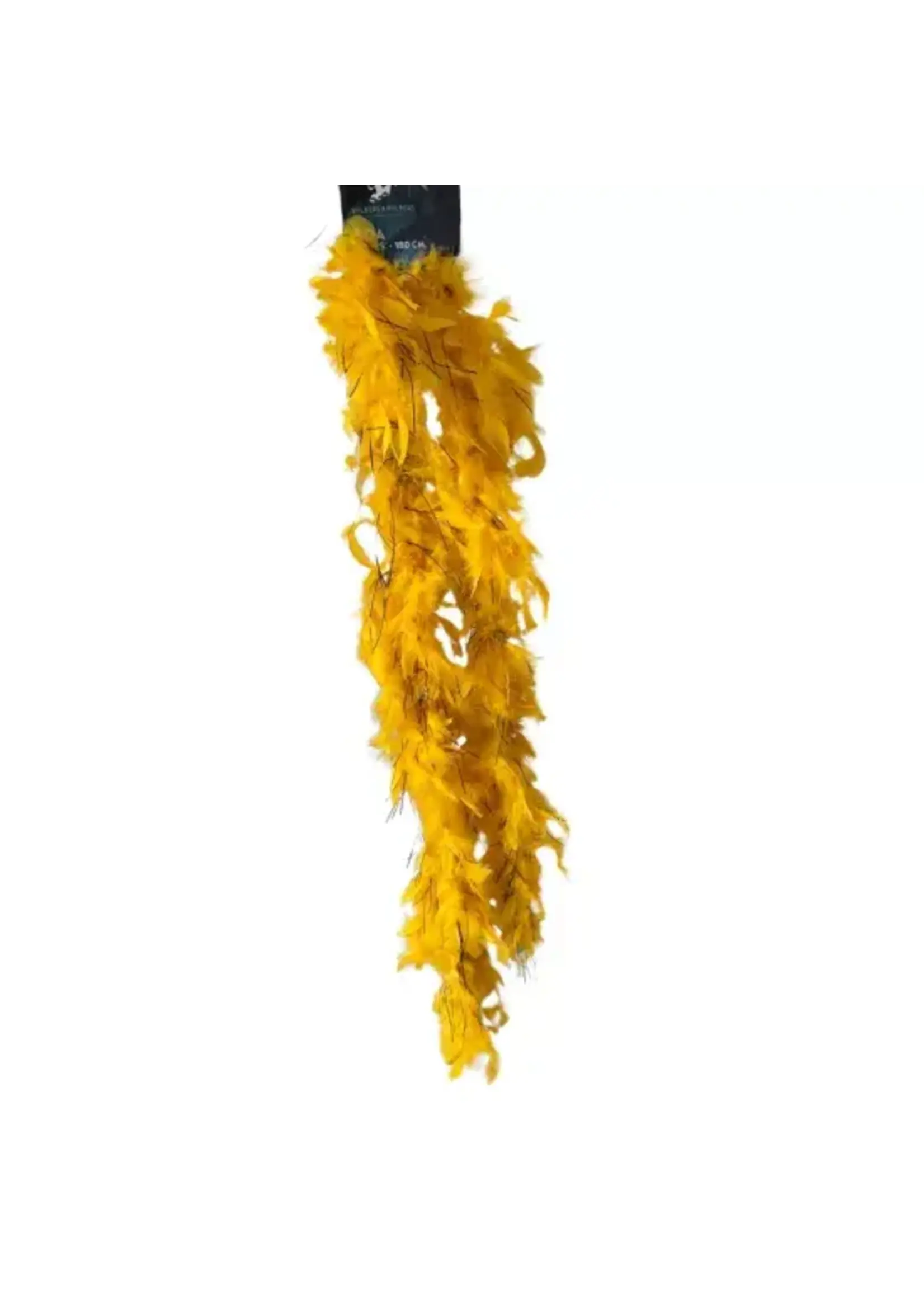 Wilbers & Wilbers Boa met lurex goud/zwart 180cm