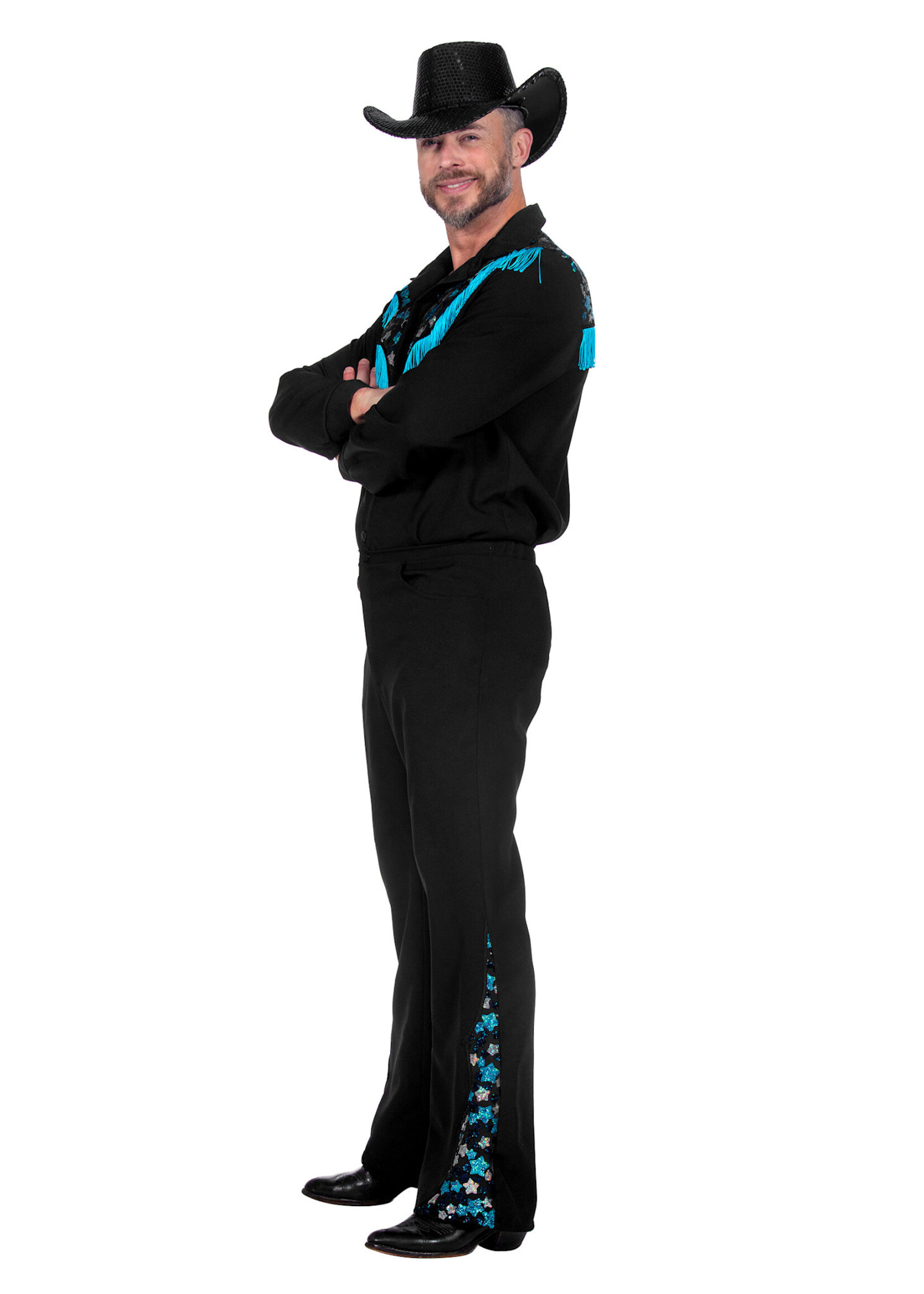 Feestkleding Breda Glamorous western outfit zwart