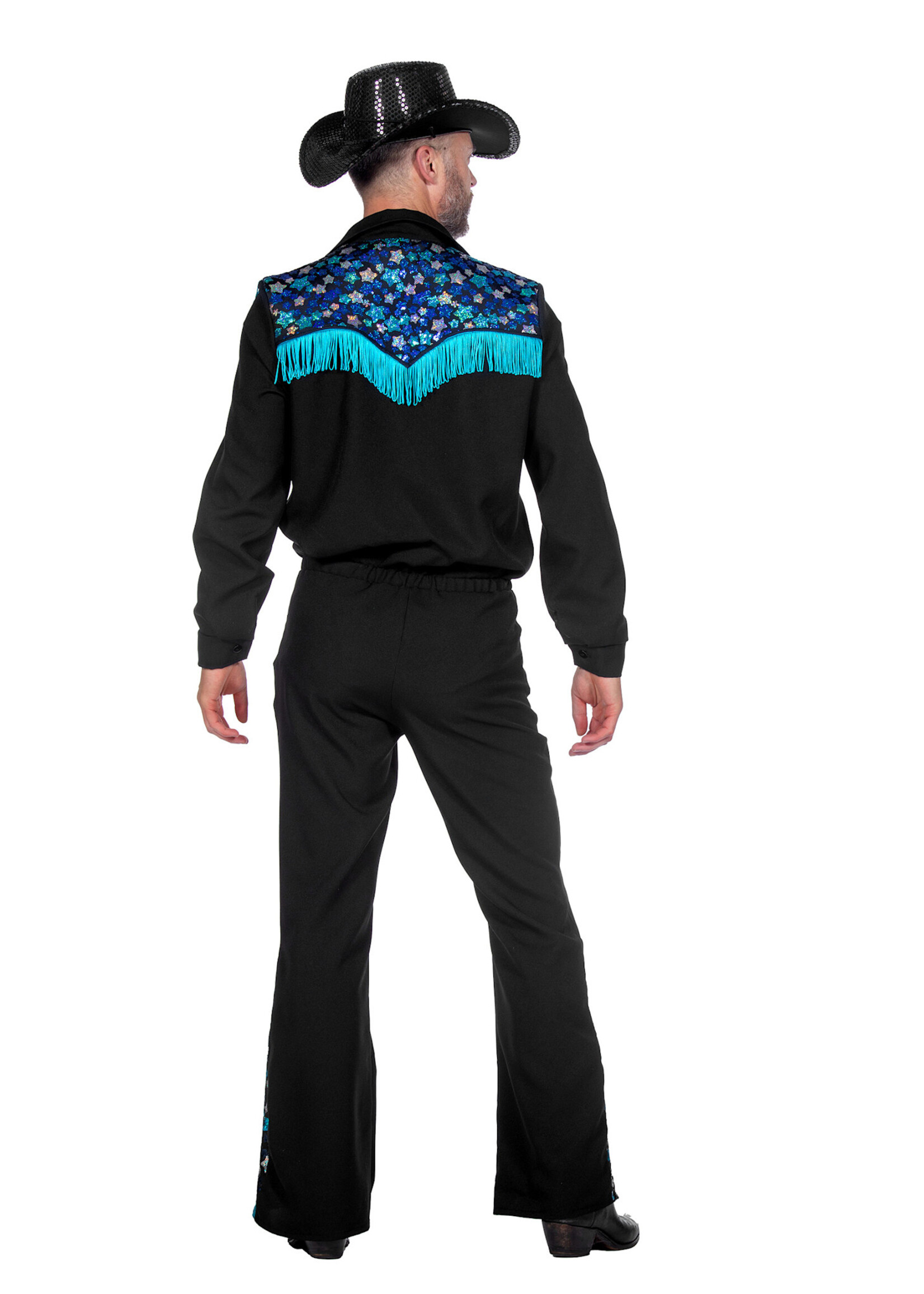 Feestkleding Breda Glamorous western outfit zwart