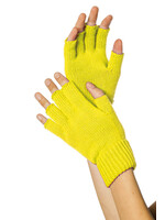 Wilbers & Wilbers Handschoenen neon geel vingerloos