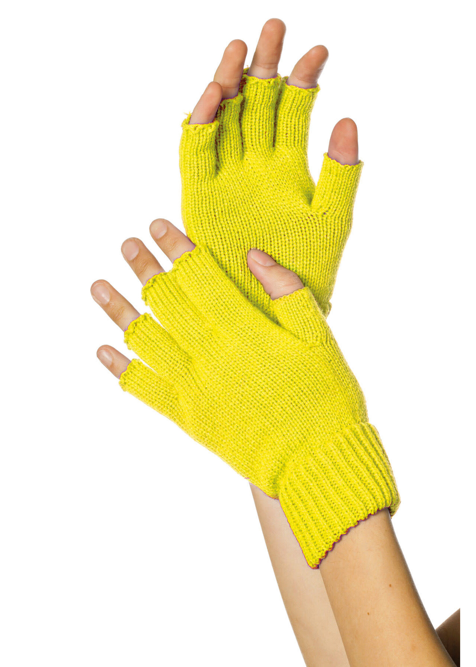 Wilbers & Wilbers Handschoenen neon geel vingerloos