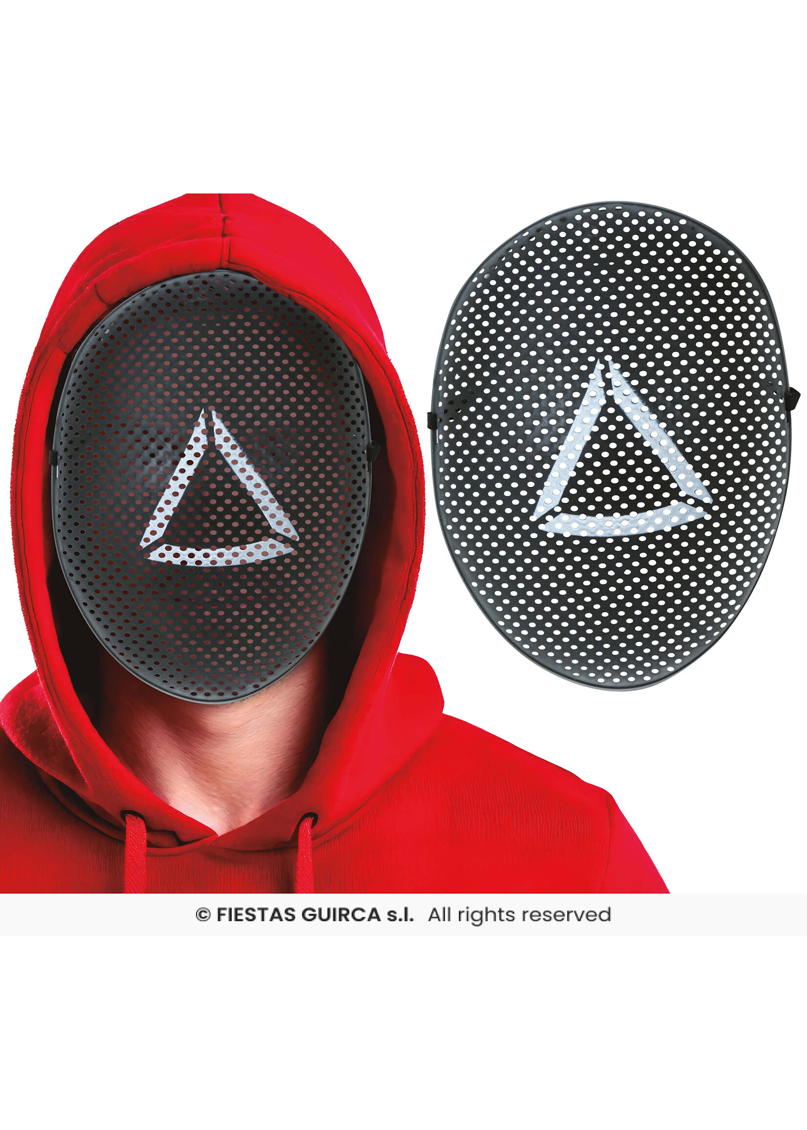 Feestkleding Breda Masker Gamer driehoek